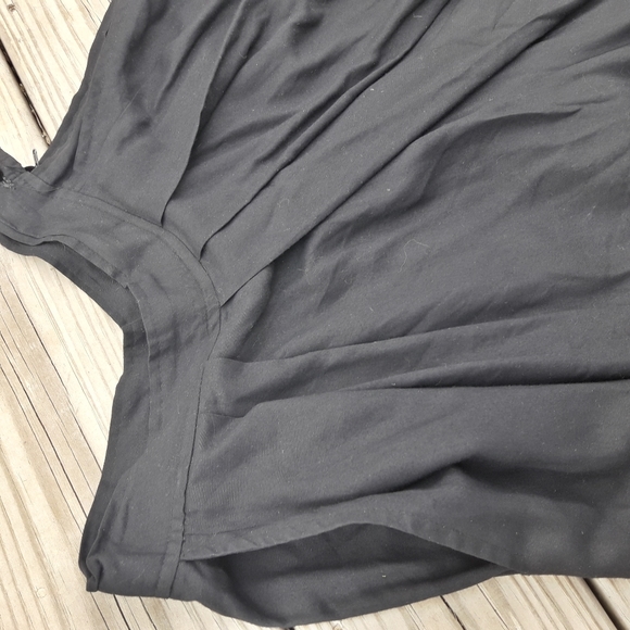 Vintage Gaucho Pants Flared Skirt Pants Wide Leg Rayon Pleated Flowy Scarf pant - Picture 4 of 15